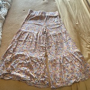 Flowy floral pants